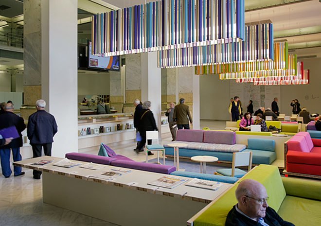 Urban design,social design,Recycling initiatives,Green renovation,green Interiors,green furniture,Eco Travel,Architecture,spanish design,architectural daylighting solutions,green architecture madrid,palacio de cibeles,original features,citizen engagement,classical architecture,glass ceiling,triangular shapes