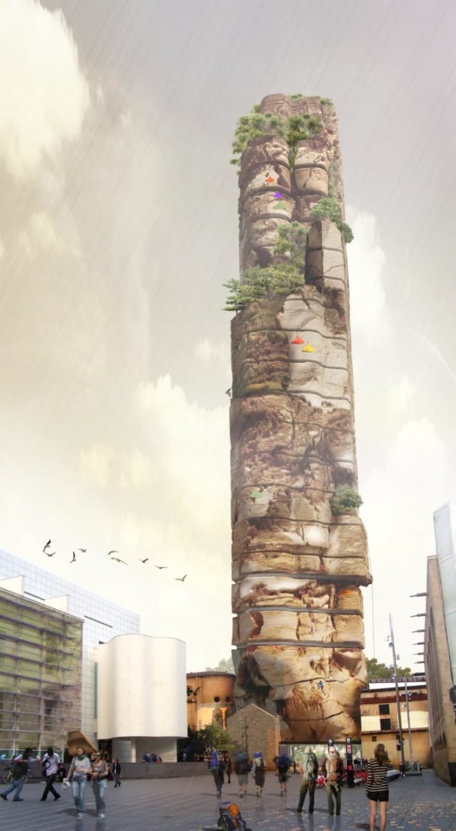 Barcelona Rock, hostel, barcelona, UGO Architecture, rock tower, barcelona rock hostel