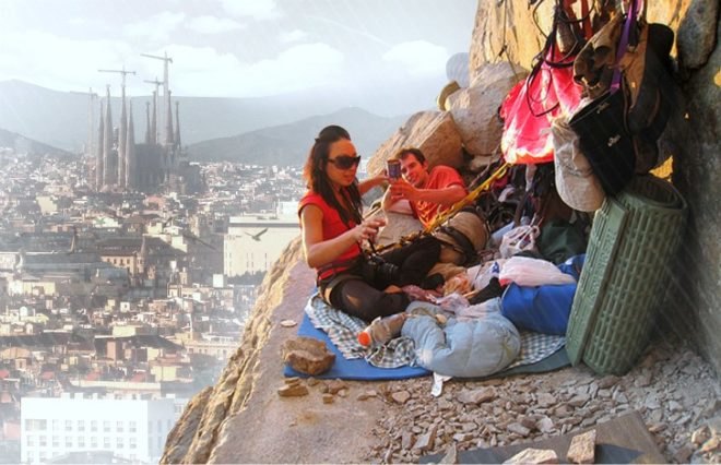 Barcelona Rock, hostel, barcelona, UGO Architecture, rock tower, barcelona rock hostel