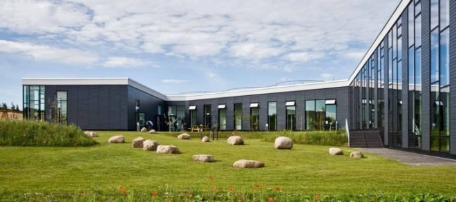 Henning Larsen, Bernst Have, Denmark, green design, eco-design, sustainable design, green roof, daylighting, minimalist, climate zone, heat recovery, integrated energy design, solar gain