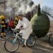 Bicycle Sauna Kolonok, H3T Architects, mobile bike sauna, prague, biking, sauna,