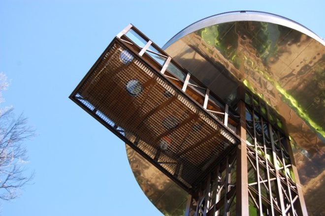 bird house walls, dutch lookout tower, eco observation tower, English stairs, forest lookout tower, net floor, Netherlands lookout tower, playful tower design, Schovenhorst Country Estate, SeARCH Architects, wooded overlook tower