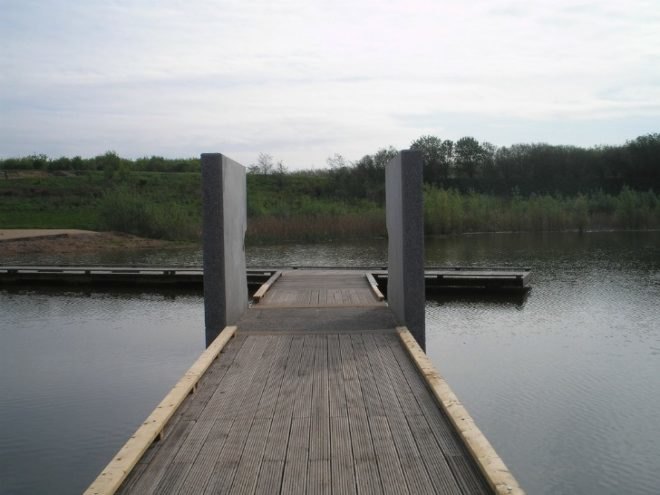 Brockholes Nature Reserve, uk, Adam Khan Architects, floating eco village, floating visitor centre, floating building,