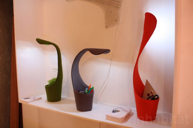 Dino Plant Growing Lamp by Deger Cengiz, contemporary furniture, eco design, eco-friendly design, Furniture Fair, green design, green furniture”, green lighting, ICFF, icff 2011, icff 2011 nyc, icff new york city, inhabitat icff, inhabitat icff reporting, International Contemporary Furniture Fair, new york city furniture fair, nyc furniture fair, Deger Cengiz, Voos Furniture, Felt, LED Bulbs, Recyclable felt, Dino Desk Lamp, Lamp Planter