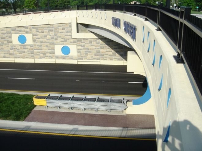 American Structurepiont, green road design, reduced car accidents, green transportation design,Autodesk Infrastructure Design Suite, roundabout desig, double teardrop round about, greenest intersection, Keystone roundabout,