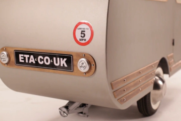 QTvan, mini caravan, Environmental Transport Association, green caravan, UK, green transport