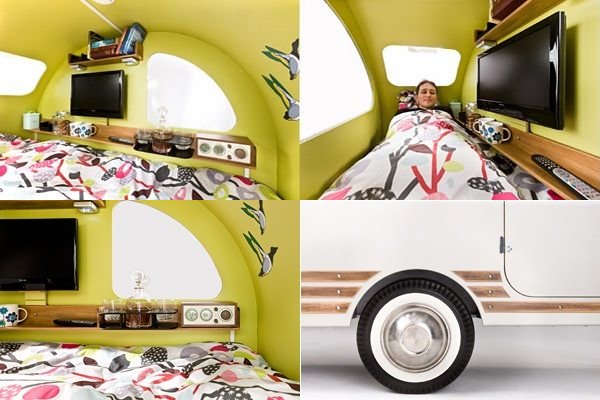 QTvan, mini caravan, Environmental Transport Association, green caravan, UK, green transport