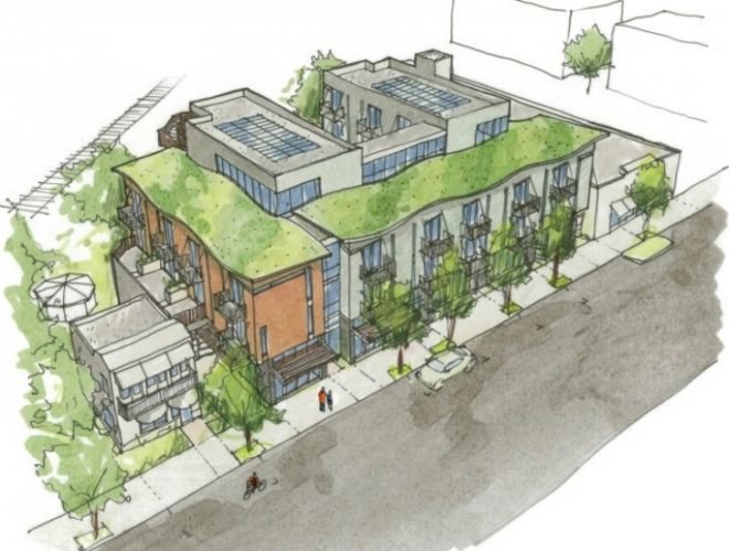 H2hotel, david baker + partners, green roof, eco hotel, healdsburg, sustainable architecture
