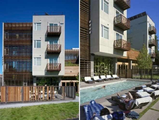 H2hotel, david baker + partners, green roof, eco hotel, healdsburg, sustainable architecture