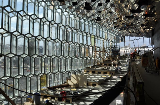 green design, eco design, sustainable design, Harpa Concert Hall, Reykjavik, Iceland, Olafur Eliasson, Henning Larsen Architects, natural light, LED, concert hall, Iceland Symphony Orchestra, Icelandic Opera, Batteriid Architects, biomimicry, Reykjavik Culture Night