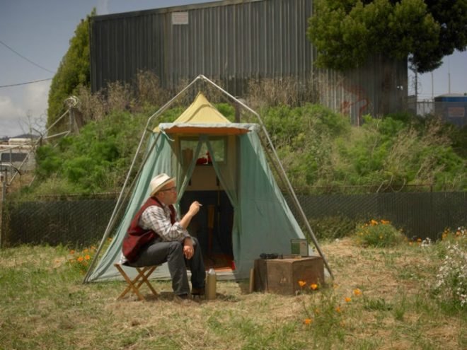 home in the weeds, kevin cyr, camper, shelters, eco art, green transportation
