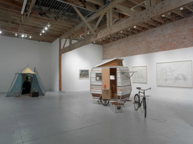 home in the weeds, kevin cyr, camper, shelters, eco art, green transportation