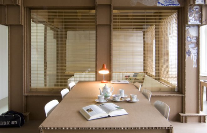 Sustainable Materials,recycled materials,green home decor,green materials,green Interiors,green furniture,diy design,Amsterdam design studio,recycled cardboard,Cardboard architecture,biodegradable materials,recyclable materials,eco home and office design,