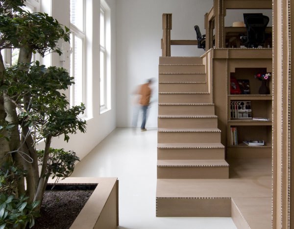 Incredible Amsterdam Office Created Entirely From Cardboard