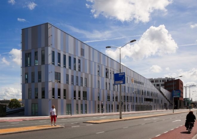 LIAG, NBHW Fire Station, fire station, the netherlands, solar collector, rooftop parking, energy efficient design