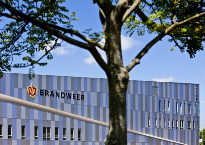 LIAG, NBHW Fire Station, fire station, the netherlands, solar collector, rooftop parking, energy efficient design