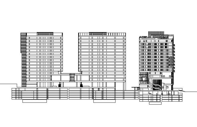 liberty plaza, louvers, richard meier and partners, mexico city, mixed use development, w hotel