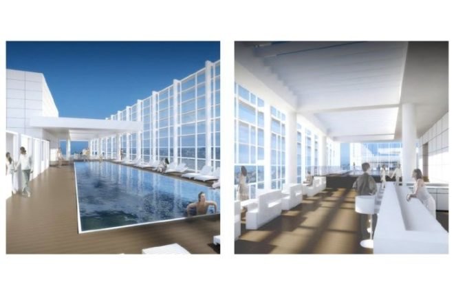liberty plaza, louvers, richard meier and partners, mexico city, mixed use development, w hotel
