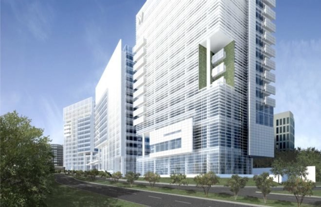 liberty plaza, louvers, richard meier and partners, mexico city, mixed use development, w hotel