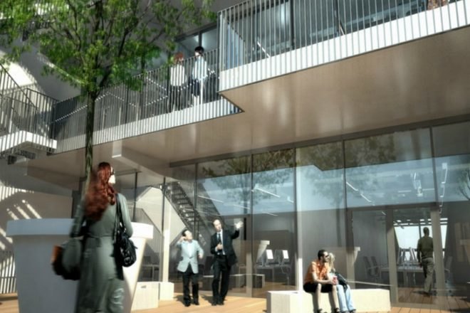 MVRDV, Alphabet Building, office building, energy efficient design, amsterdam, alphabet