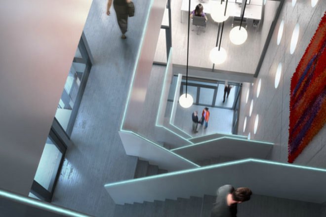 MVRDV, Alphabet Building, office building, energy efficient design, amsterdam, alphabet