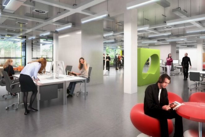 MVRDV, Alphabet Building, office building, energy efficient design, amsterdam, alphabet