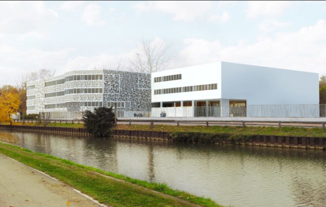 green design, eco design, sustainable design, MVRDV, architecture, Teletech, Dijon, repurposed building