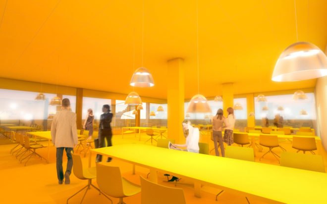 green design, eco design, sustainable design, MVRDV, architecture, Teletech, Dijon, repurposed building