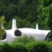 Unusual architecture, futuristic pod structures, Pascal Hausermann, Bubble houses, Museumotel, french pod hotel, concrete veil, innovative architecture