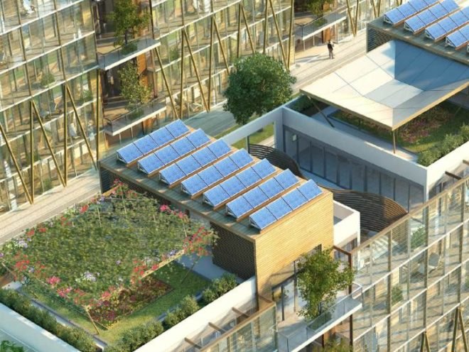 Nanjing Eco Housing, BDP, nanjing, eco residences, living wall, triple glazing, solar power