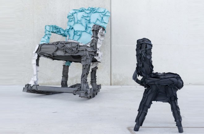 green design, eco design, sustainable design, Skin, Pepe Heykoop, recycled leather, furniture, TIny Miracles Foundation, Recycled furniture, repurposed leather