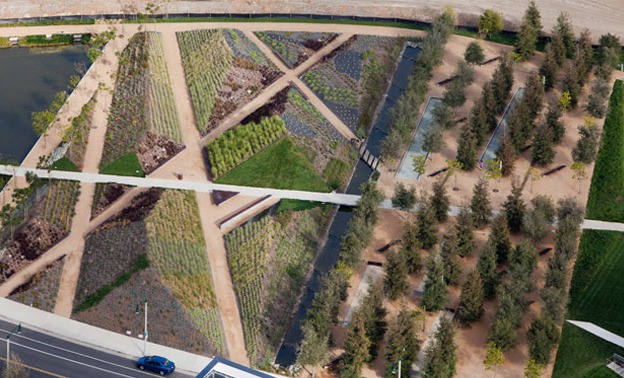 landscape architecture, central park, central park la, los angeles park, green space, outdoor space, urban design, james burnett, michael maltzan architects, michael maltzen, park, green park, urban infill, green design, eco design, sustainable design