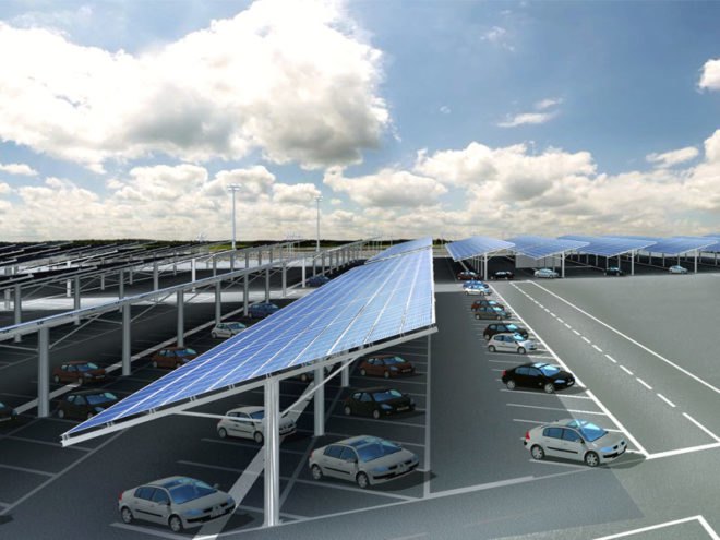 renault, renault automotive, renault solar power, renault renewable energy, renault solar energy, solar roof, large solar roof, solar parking lot, solar power plant, solar panels