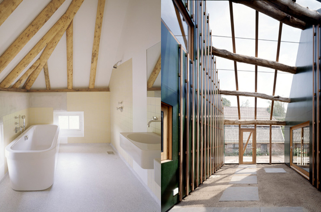 green design, eco design, sustainable design, Netherlands, SeARCH Architects, Bjarne Mastenbroek, barn, converted barn, prefabricated wood, barn design, agrarian architecture, farm architecture