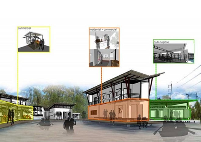 site-specific, prefab laboratory, amphibious house, floating house, flood-proof house, disaster-proof design