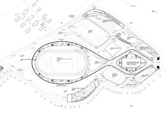 green design, eco design, sustainable design, Studio Symbiosis, Sonia Gandhi, Sports complex, biomimicry architecture, solar panel, solar power, kinetic energy, piezoelectricity, pneumatic panels