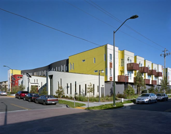 Tassafraronga Village, David Baker + Partners, Oakland, LEED ND, brownfield redevelopment, affordable housing