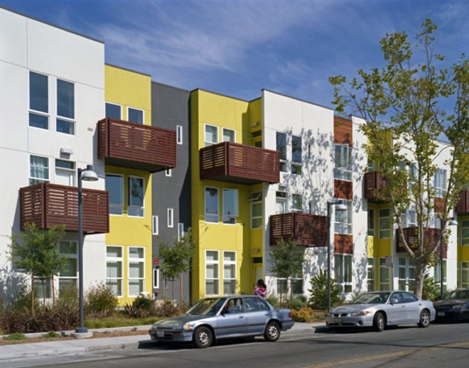 Tassafraronga Village, David Baker + Partners, Oakland, LEED ND, brownfield redevelopment, affordable housing