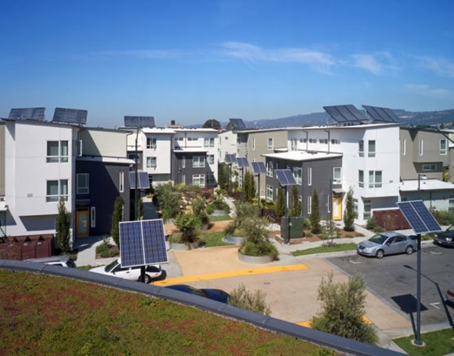 Tassafraronga Village, David Baker + Partners, Oakland, LEED ND, brownfield redevelopment, affordable housing