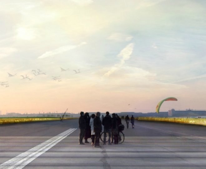Tempelhof Airport, green renovation, urban garden, landscape architecture, tempelhof renovation, sutherland hussey, gross. max.