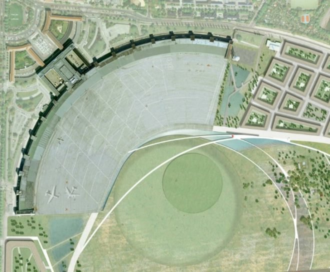Tempelhof Airport, green renovation, urban garden, landscape architecture, tempelhof renovation, sutherland hussey, gross. max.