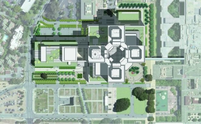 The New Stanford Hospital, Rafael Viñoly Architects, Stanford, Daylighting, Modular design, hospital