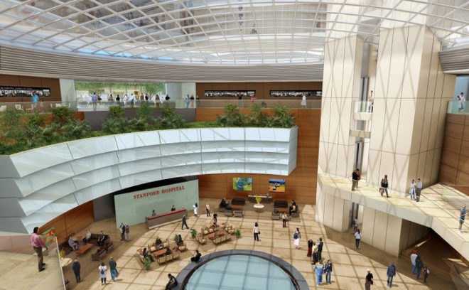The New Stanford Hospital, Rafael Viñoly Architects, Stanford, Daylighting, Modular design, hospital