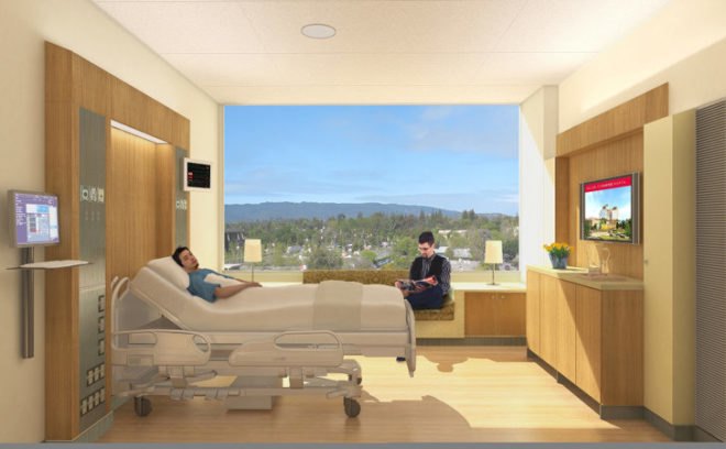 The New Stanford Hospital, Rafael Viñoly Architects, Stanford, Daylighting, Modular design, hospital
