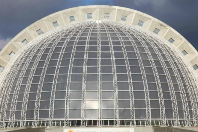 The Orchidarium Professor Ruth Cardoso, Brazil, Decio Tozzi, daylighting, orchids, glass dome