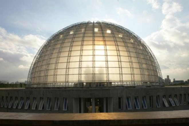 The Orchidarium Professor Ruth Cardoso, Brazil, Decio Tozzi, daylighting, orchids, glass dome