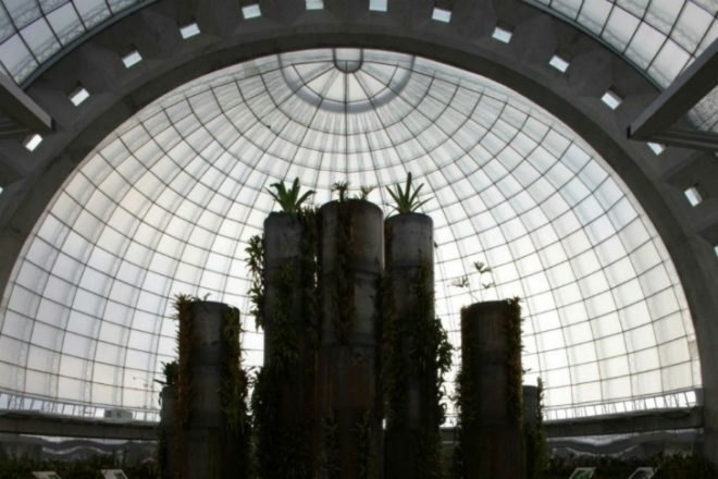 The Orchidarium Professor Ruth Cardoso, Brazil, Decio Tozzi, daylighting, orchids, glass dome