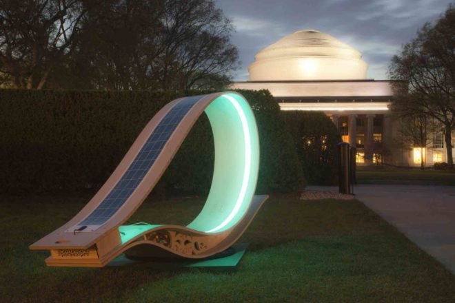 MIT Soft Rockers, green furniture, eco furniture, rocking chair