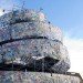 tower of babel, book sculpture, buenos aires, marta minujin, donated books, eco art