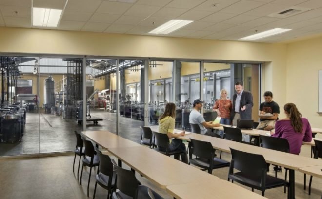 UC Davis WBF Lab, Flad Architects, sustainable wine, wine making, eco laboratory, Robert Mondavi Institute